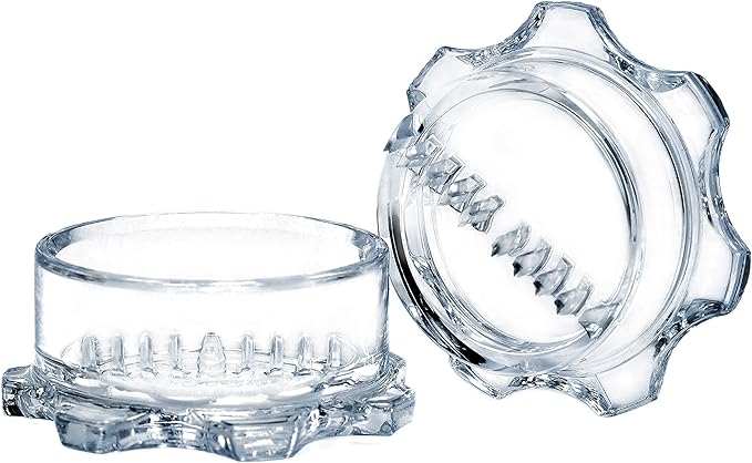 Garlic Twister 3rd Gen - For Garlic/Herb/Nuts, Garlic Press Kitchen Mincer and Grinder, Easy to Clean! (Clear) by NexTrend
