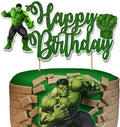 "HLK Happy Birthday Cake Topper – Vibrant, Durable & Reusable | Perfect for Parties – Add a Spark to Your Celebration! Order Today for a Memorable Event!"