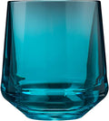 Drinique Unbreakable Stemless Wine Glasses – Set of 4 | 12oz Tritan Plastic | Made with 50% Recycled Content | Reusable, Dishwasher Safe, BPA-Free, Shatterproof | Indoor, Outdoor, Everyday Use - Teal