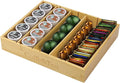 MinBoo Bamboo K Cup Holder for Drawer or Countertop Coffee Pod Holder 25-36 K Cup Pod Storage Tea Bag Organizer Storage for Coffee Station Home Office and Kitchen (Bamboo)