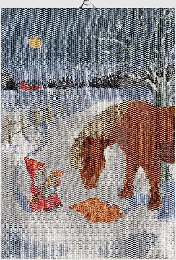 Ekelund Weavers - Midvinter - 100% Organic Cotton Dish Towel - @14 x 20 inches