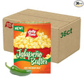 Jolly Time Jalapeño Butter, Microwave Popcorn with Just the Right Heat, 3oz Sharing Bag, 6 Bags Per Carton (Jalapeño Butter, 3 Ounce (Pack of 36))