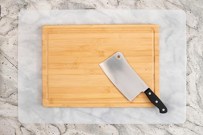 GASARÉ, Extra Large, Thick, Silicone Mat for Kitchen Counter, Heat Resistant Mat, Countertop Protector, Non-Slip, Easy to Clean, Cuttable, 25 x 17 Inches, Semi-Transparent
