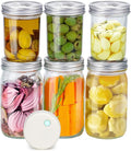 SealVax® MasonSeal Jar Set – Wide Mouth Mason Jars with Auto-Stop Vacuum Sealer + Reusable AS Plastic Airtight Lids Featuring Patented Valve, Designed in USA, Made in Taiwan(16oz x3 / 32oz x3)