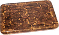 Lipper International 1260 Acacia Supreme End Grain Cutting and Carving Board with Juice Groove, 24" x 16" x 1"