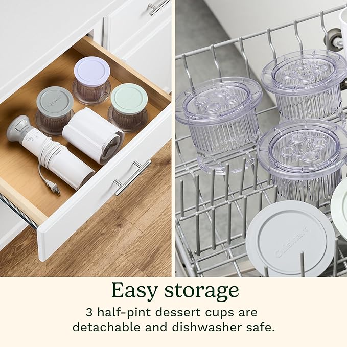 Cuisinart Ice Cream Maker – Cuisinart FastFreeze 250th Celebration Edition Ice Cream Maker, 5-in-1 Ice Cream, Milkshakes, Slushies, Sorbets and Mix-Ins, Freeze Wand, Two 0.5-Pint Mixing Cups with Lids