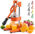 CO-Z Hand Press Juicer Machine, Manual Orange Juicer and Professional Citrus Juicer for Orange Juice Pom Lime Lemon Juice, Commercial Lemon Squeezer, Easy to Clean, Orange