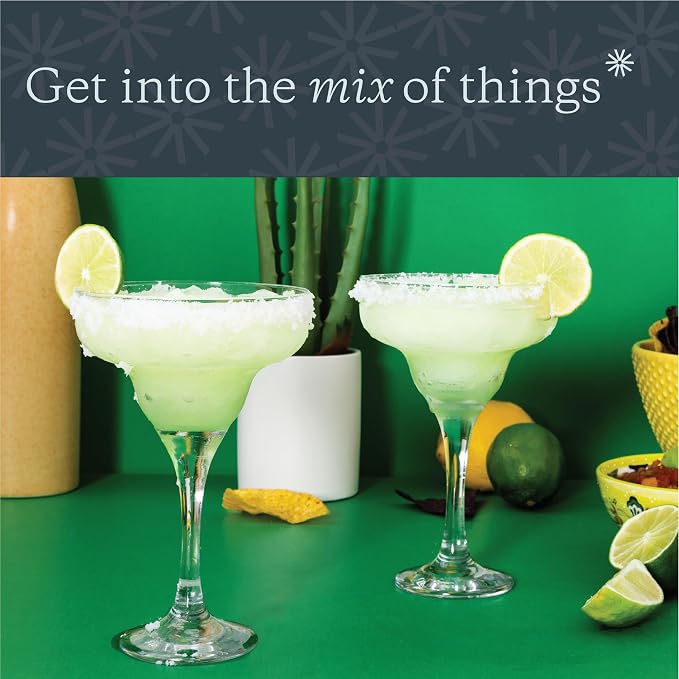 Vikko Margarita Glasses Set of 12, 10 Ounce, Crystal Clear Bulk Margarita Glass, Cosmopolitan Glassware for Margaritas, Frozen Drinks, Pina Coladas and Cocktails, Margarita Cups