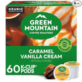 Green Mountain Coffee Roasters Caramel Vanilla Cream, Keurig Single Serve K-Cup Pods, Light Roast Coffee, 60 Count, (6 Packs of 10)
