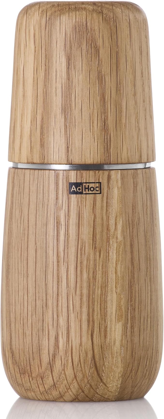 AdHoc Yono Salt Or Pepper Mill Light - Manual Salt & Pepper Grinder with Ceramic Grinding Mechanisms - Modern Kitchen Accessory