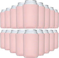 TahoeBay Bulk Blank Beer Can Cooler Sleeves (50-Pack) Sublimation Blanks for Vinyl Plain Soft Foam Can Sleeves Coolers for Soda Cans & Bottles Black, White, Assorted Solid Color (Dusty Rose)