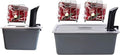 Väeske 12 + 26 QT Sous Vide Container Set with Racks, Lids & Insulating Sleeves – Complete Dual-Size Sous Vide Accessories Kit – Fits Anova, Joule, Instant Pot, Nano