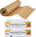 SMARTAKE Parchment Paper Roll for Baking, 2-Pack of 13 in x 278 ft, 600 sq.ft, Non-Stick Baking Paper Sheets with Slide Cutter, Heavy Duty Extra Long, for Kitchen Baking Cooking Grilling, Unbleached