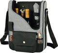 Picnic at Ascot Original Insulated Wine and Cheese Cooler Bag - Designed, Assembled & Quality Approved in the USA