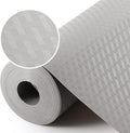 Light Gray Shelf Liners for Kitchen Cabinets Refrigerator Liners Waterproof & Oil-Proof Kitchen Cupboard Liner Drawer Mats EVA Material Non Adhesive Fridge Liner for Shelves 11.8 x 393.7 Inches