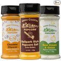 Amish Country Popcorn | Seasoning Variety Pack | 5.5 oz BallPark Style ButterSalt - 4.7 oz Cheddar Cheese & 4.7 oz Sour Cream and Onion Popcorn Seasoning