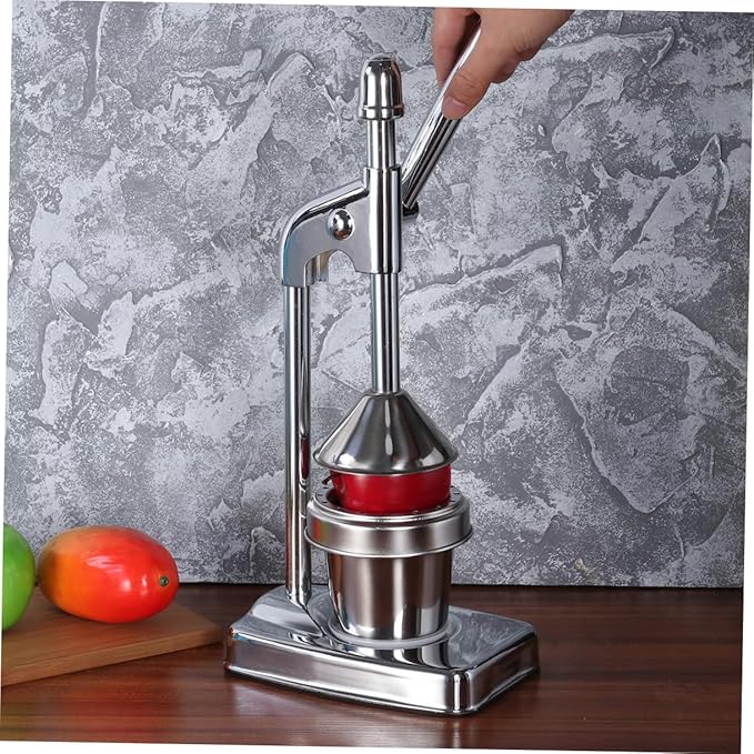 Stainless Steel Manual Lever Press Citrus Juicer Extractor Fruit Mixer Vegetable Press