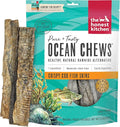 The Honest Kitchen Human Grade Ocean Chews Crispy Cod Fish Skins Dog Treats, 5.5 Ounces