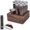 Coffee Bean Cellar and Dosing Cup Set Single Dose Coffee Bean Storage with Espresso Dosing Cup and Coffee Spritzer