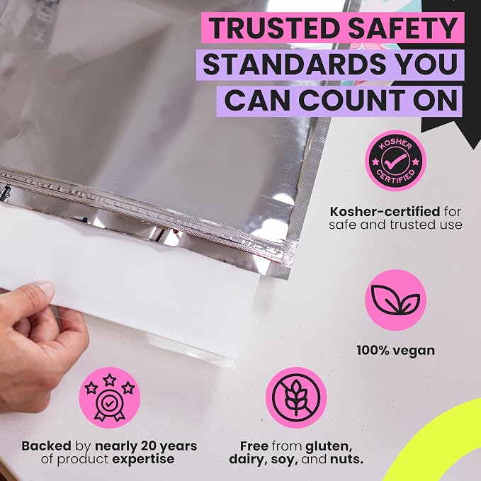 paper2eat Frosting Sheets Premium 8.5” x 11” - 96 count - White Edible Icing Sheets - Kosher Certified