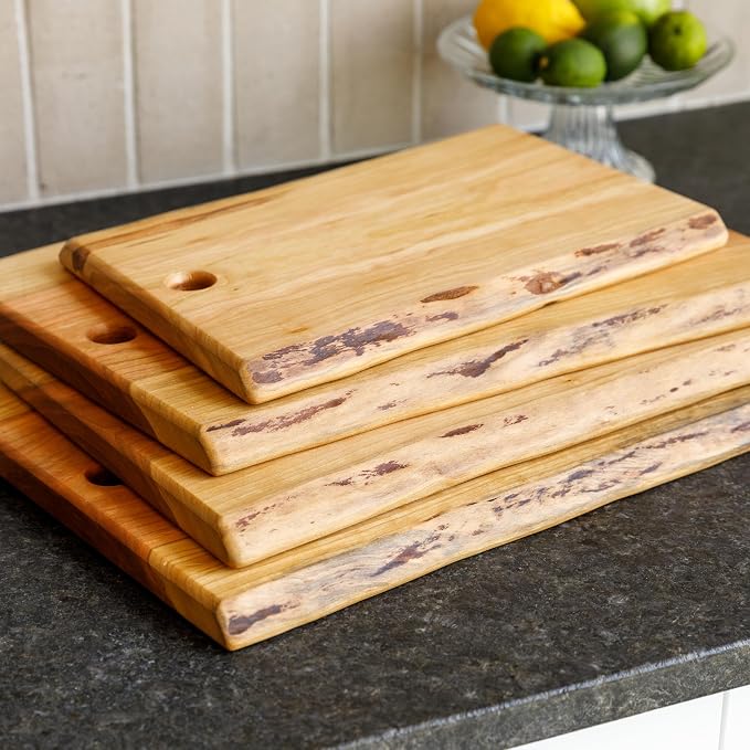 Live Edge Cherry Cutting/Charcuterie Board XL, Cherry | 200 Square Inches 10"x20"