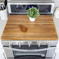 Hanobe Noodle Board Stove Cover: Wood Stove Top Boards with Handles for Electric Gas