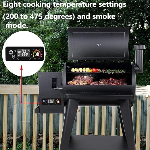AC03P9 PB1100PS1 Control Board Replacement for Pit Boss Grills and Smokers, LCD Display Module for AC03P9, PB440D2/ PB1150G/ PB850G/ PB550G/ PB820/ Pro 1100 Wood Pellet Grills