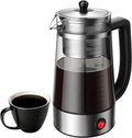 KIDISLE 10-Cup Electric Percolator Coffee Pot, Glass Percolator Coffee Maker with Borosilicate Carafe, Stainless Steel Filter Basket, 1000W