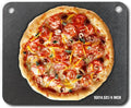 VEVOR Pizza Steel, 16" x 14.5" x 1/4" Pizza Steel Plate for Oven, Pre-Seasoned Carbon Steel Pizza Baking Stone with 20X Higher Conductivity, Heavy Duty Pizza Pan for Outdoor Grill, Indoor Oven