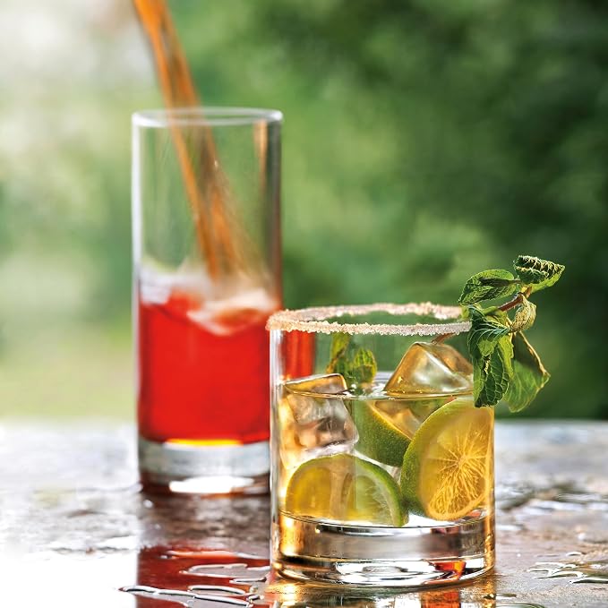 Luigi Bormioli Classico Double Old-Fashioned Glasses - Clear, Set of 4