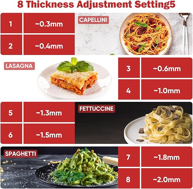 3 in 1 Pasta Attachment for KitchenAid Stand Mixer, All Metal Pasta Maker KitchenAid Attachment, Pasta Sheet Roller, Spaghetti Cutter, Fettuccine Cutter Maker Accessories and Cleaning Brush by Gvode