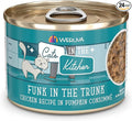 Weruva Cats in The Kitchen, Funk in The Trunk with Chicken in Pumpkin Consomme Cat Food, 6oz Can (Pack of 24)