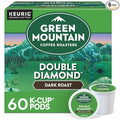 Green Mountain Coffee Roasters Double Diamond Keurig Single-Serve K-Cup pods, Dark Roast Coffee, 60 Count (6 Packs of 10)