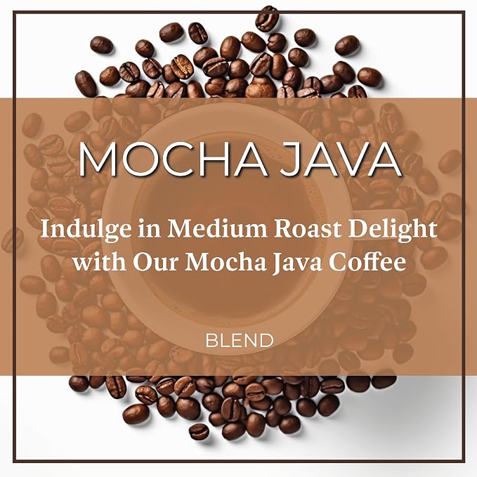 San Diego Coffee Mocha Java, Medium Roast, Whole Bean Coffee, 16-Ounce Bag Café en grano tostado
