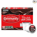 Community Coffee Chocolate Lava Cake Flavored 10 Count Keurig K-Cup Coffee Pods, Medium Roast, 10 Count (Pack of 1)