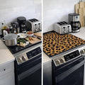 Decorative Electric Stove Top Covers, Heat Resistant Silicone Stove Cover Mat, Stove Top Protectors for Electric Flat Glass Stoves, Adds Extra Counter Space for Small Kitchens and Apartments