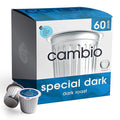 Cambio Roasters Special Dark Roast Organic Coffee Pods - The Only Organic Recyclable Aluminum Coffee Pods, Small Batch Roasted, Keurig® Compatible, Lower Acid, Bold Flavor, Lasting Freshness, 60 Count