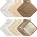36 PCS Pot Holders for Kitchen and Dining Table Heat Resistant Hot Pads Multicolor Potholders Bulk Hot Pads Oven Mitts Cloth Coaster Mitts Trivet for Cooking and Baking 7 x 7 Inch