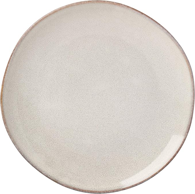 Oneida 897208 Organic Shades 12-Piece Dinnerware Set, Oatmeal