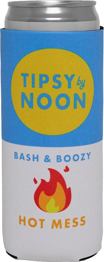 Slim Can Cooler - Hot Mess - Orange