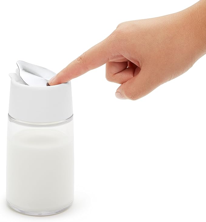 OXO Good Grips Precision Pour Glass Dispenser Set (2 Piece) and OXO Good Grips Glass Creamer