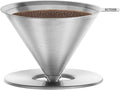 Zwilling J.A. Henckels Japan Z1024-005 Stainless Steel Coffee Dripper Paperless Filter, For 1 to 4 Cups, Dishwasher Safe