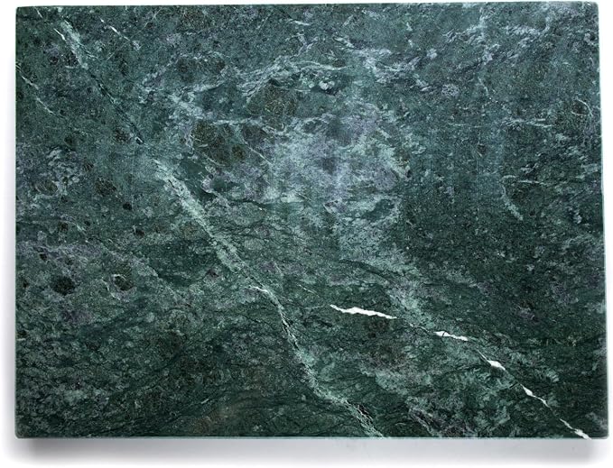 Fox Run Marble Pastry Board, Green, 12" x 16" x 0.5"