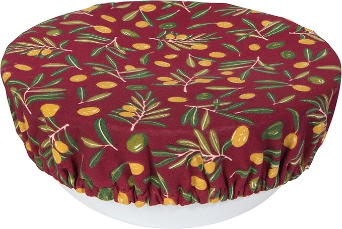 Now Designs Olive Oil Bowl Covers Set of 2 - Reusable, Food Storage Solution