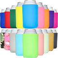TahoeBay Bulk Blank Beer Can Cooler Sleeves (50-Pack) Sublimation Blanks for Vinyl Plain Soft Foam Can Sleeves Coolers for Soda Cans & Bottles Solid Color (Multicolor)