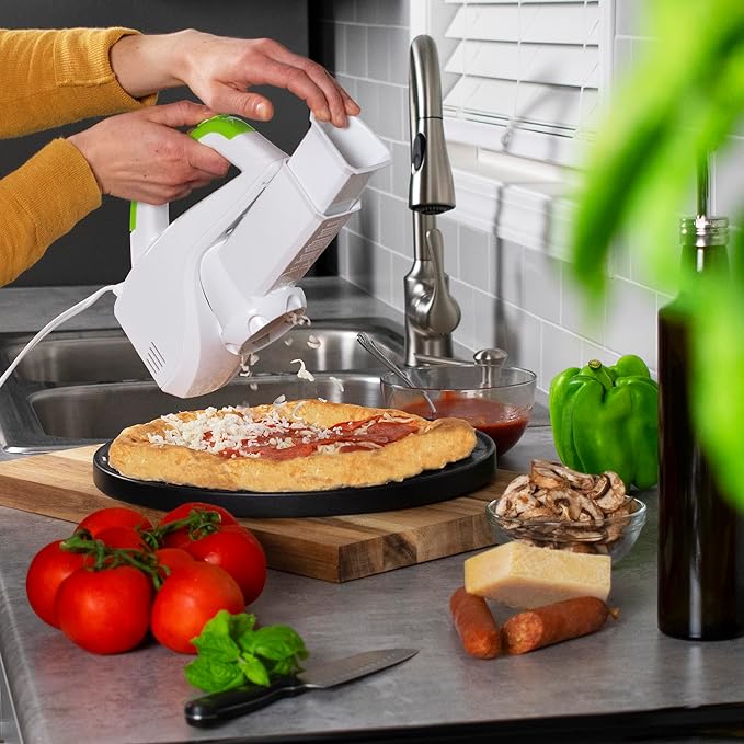 Presto Salad Shooter Electric Slicer/Shredder,White (Pack of 2)