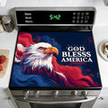 Stove Top Covers for Electric Stove: Independence Day Eagle Design Heat Resistant Protector Glass Stove Top Expands Counter Space, Stylish Kitchen Decor 28.5'' × 20.5‘’