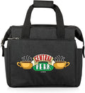 PICNIC TIME Friends Central Perk On The Go Lunch Bag, Soft Cooler Lunch Box, Insulated Lunch Bag, (Black)