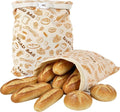 Beeswax Bread Bags for Sourdough & Homemade Bread，Reusable Cotton Storage Bags，Extra Large Airtight Food Keeper to Keep Fresh