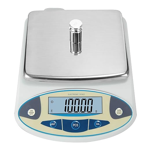 Bonvoisin Lab Scale 1000gx0.01g High Precision Electronic Analytical Balance 0.01g Accuracy Laboratory Lab Precision Scale Digital Kitchen Balance Scale Jewelry Scale Scientific Scale (1000g, 0.01g)